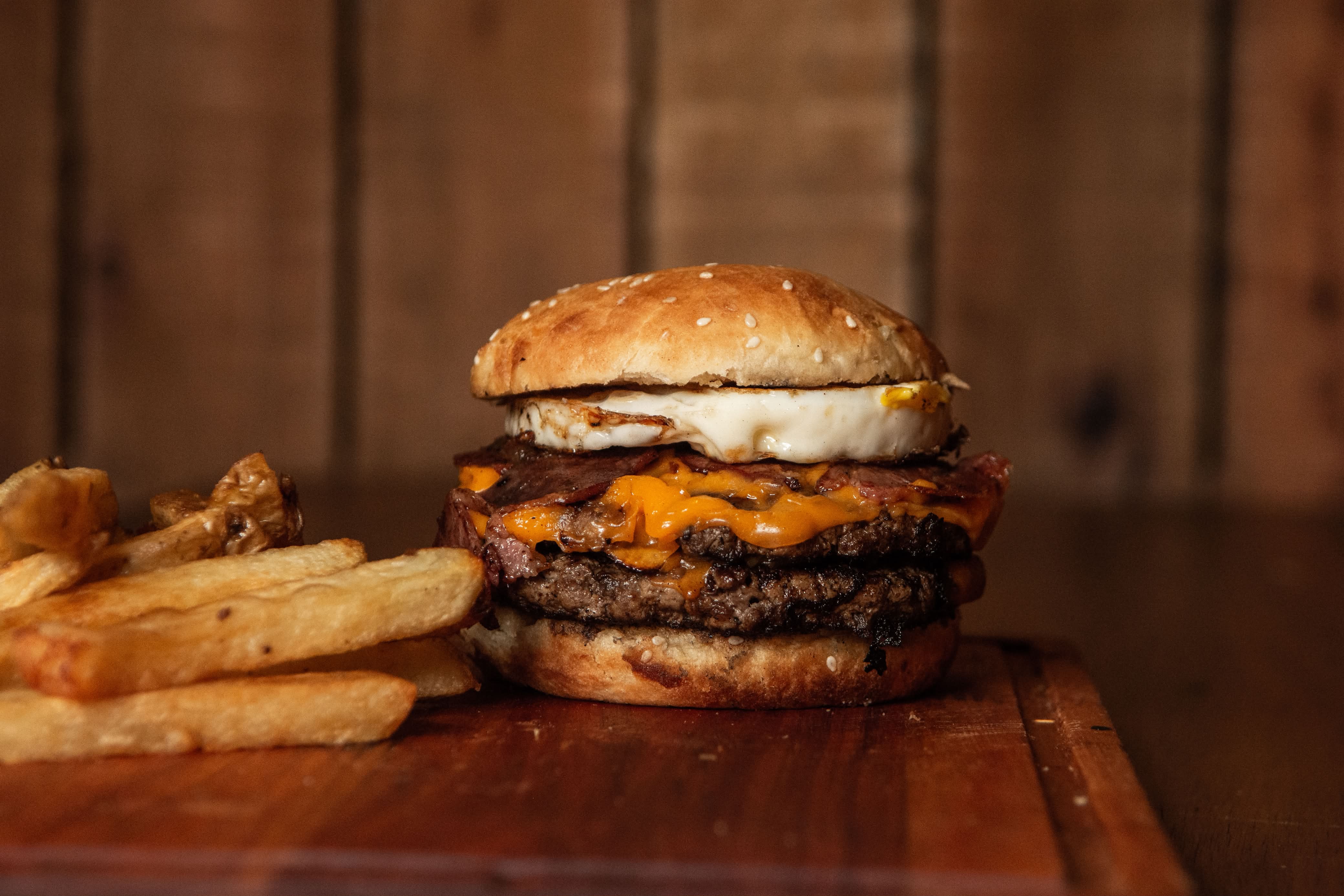 Hamburguesa con papas